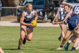 Old Launcestonians' Sophie Ranken has arrived from Queensland this season and has made an immediate impact. Picture by Phillip Biggs