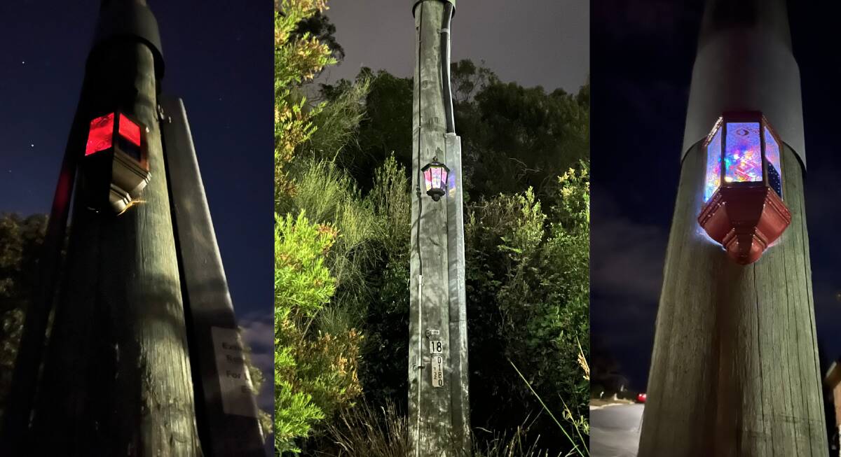 Lord Scabar's latest public art project is bringing a little bit of lamplight to Launceston. Pictures supplied