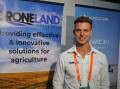 Former AFL star and now Droneland director Mitch Wallis at the Future Ag Expo. Picture by Barry Murphy 
